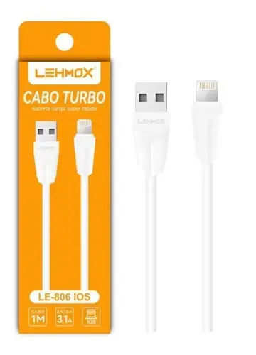 Cabo Turbo Le-806 Cor Branco Cabo Rápido