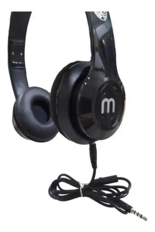Fone Ouvido Stereo Headphone Fold Altomex A-866 Preto foto 2