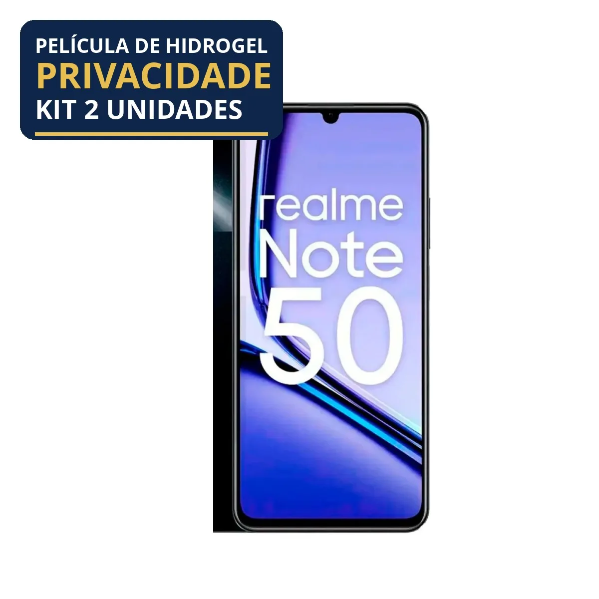 Kit 2 Películas Hidrogel Privacidade Realme Note 50