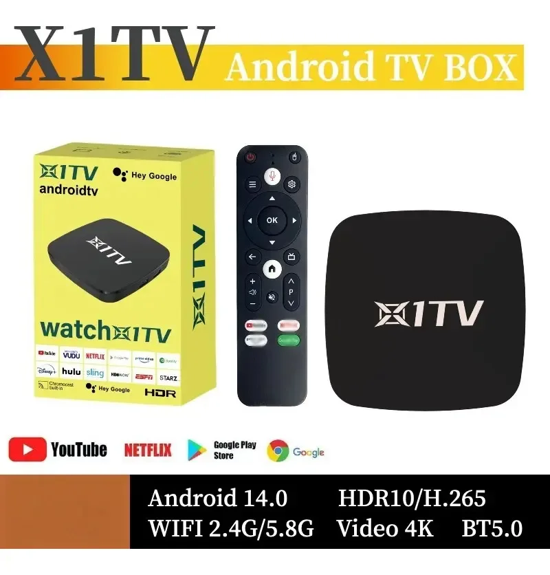 TV Box 4k Android TV 16g+256g Magis Wifi TV 2,4 5g, TV Box