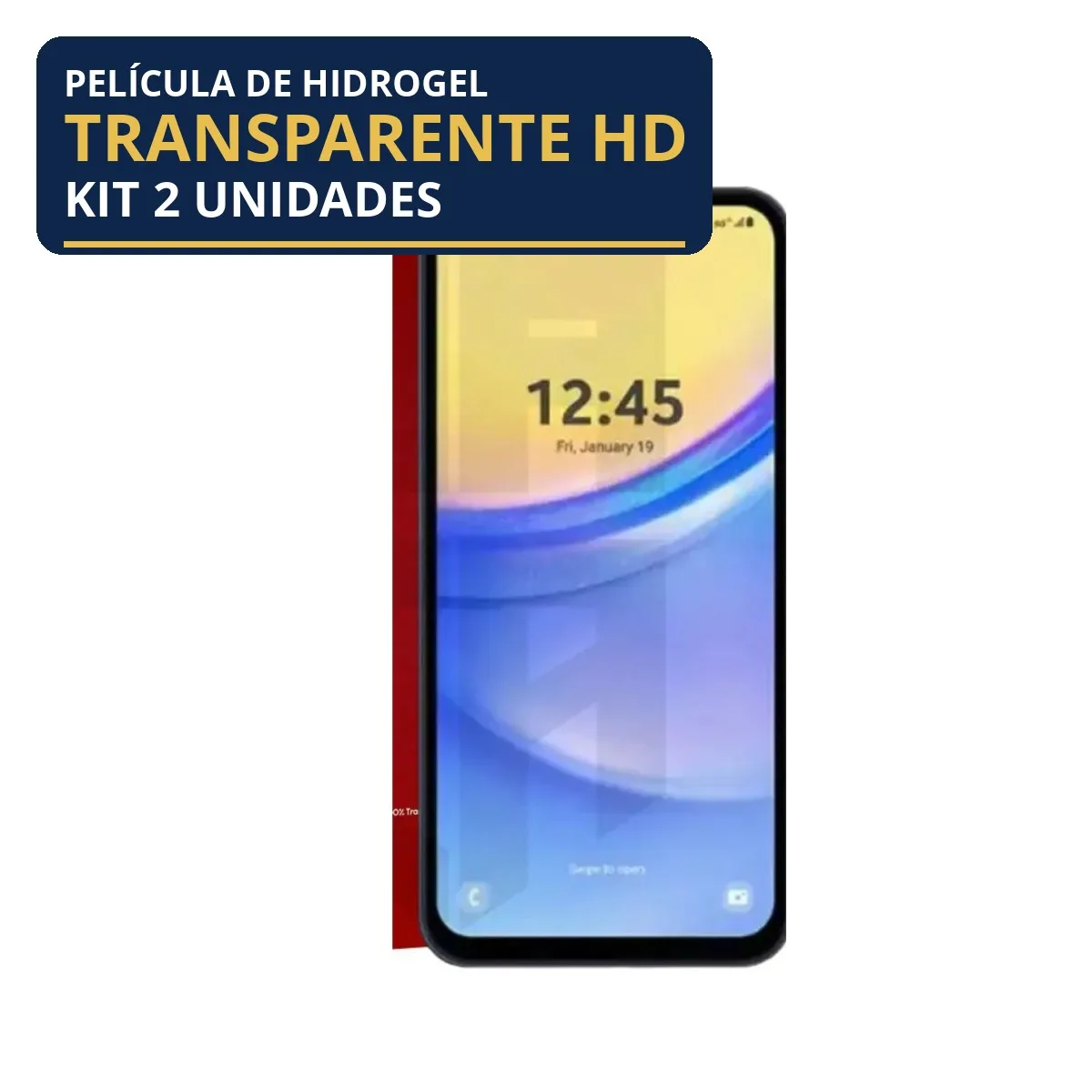 Kit 2 Películas Hidrogel Transparente Galaxy A16