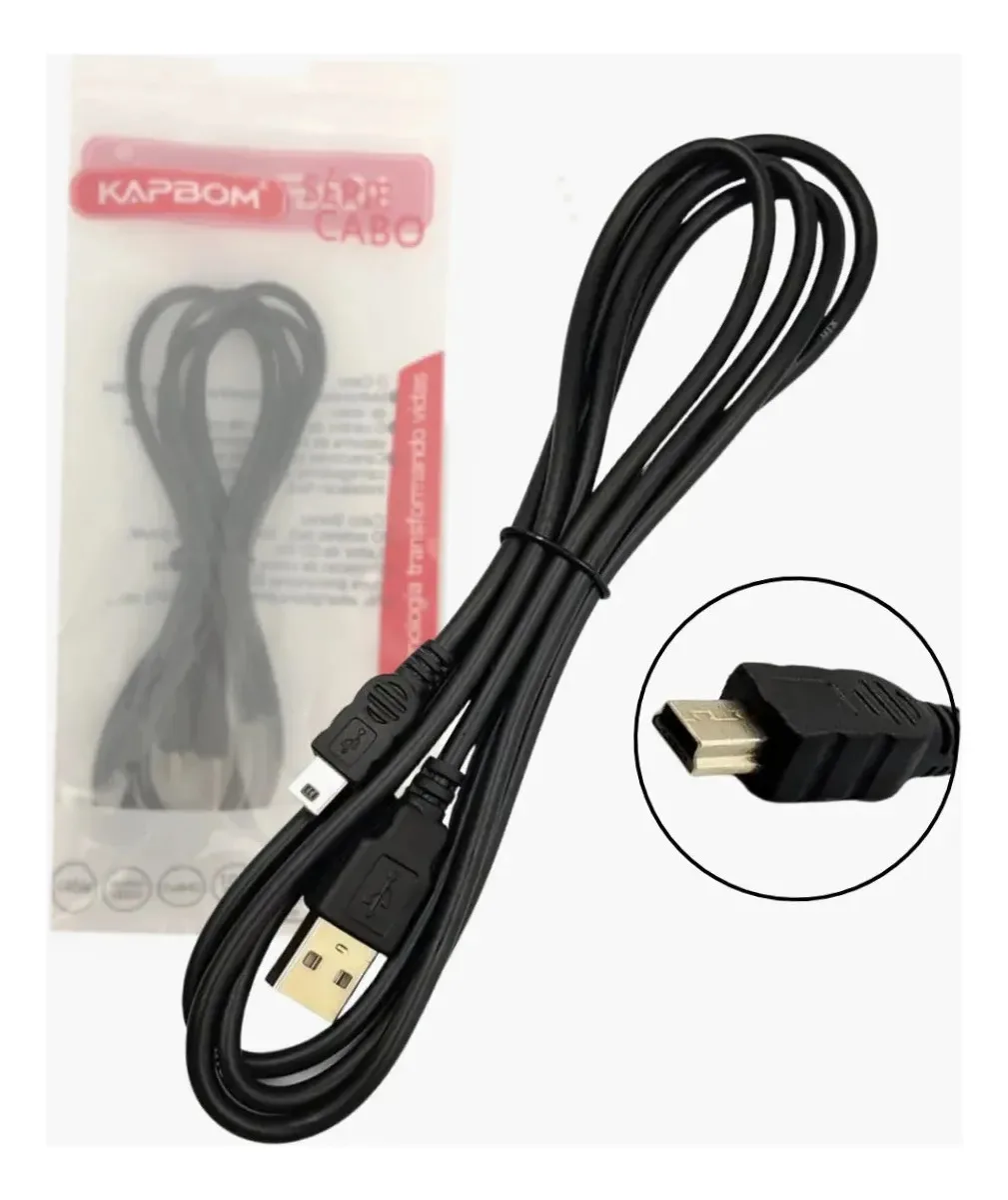 Cabo Usb Para Mini Usb V3 1.5m Kap-v3-1.5m foto 2