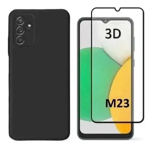 Capa Slim Fosca Samsung Galaxy M23 5g + Pelicula Vidro 3d