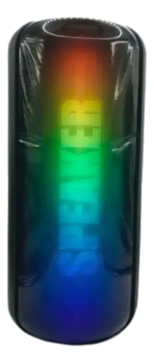 Caixa Som Sem Fio Bluetooth Led Rgb Colorido Speaker Ka-8931 foto 3