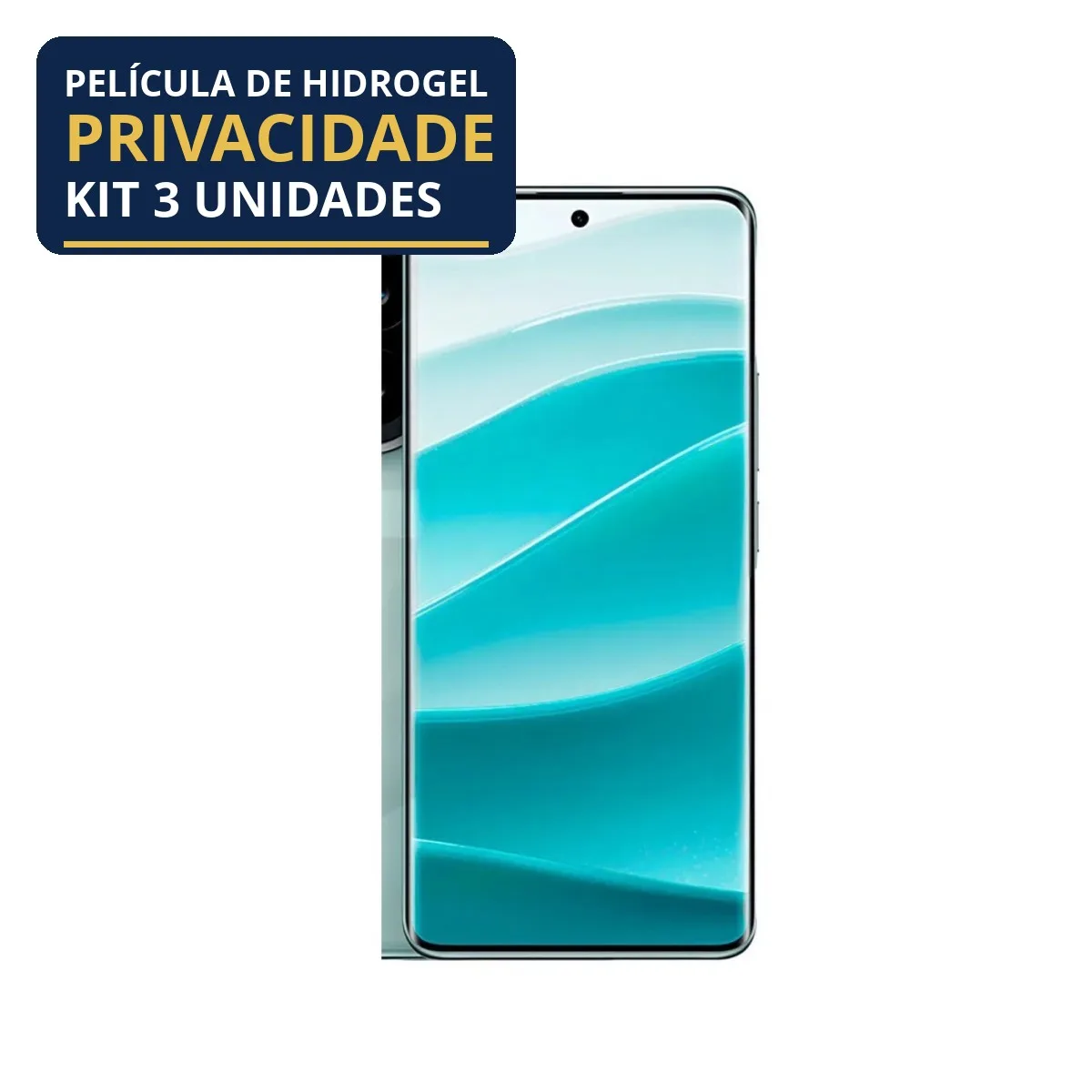 Kit 3 Películas Hidrogel Privacidade Redmi Note 14 Pro Plus