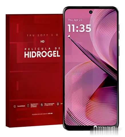 Película Hidrogel Transparente para Moto G55, com Proteção