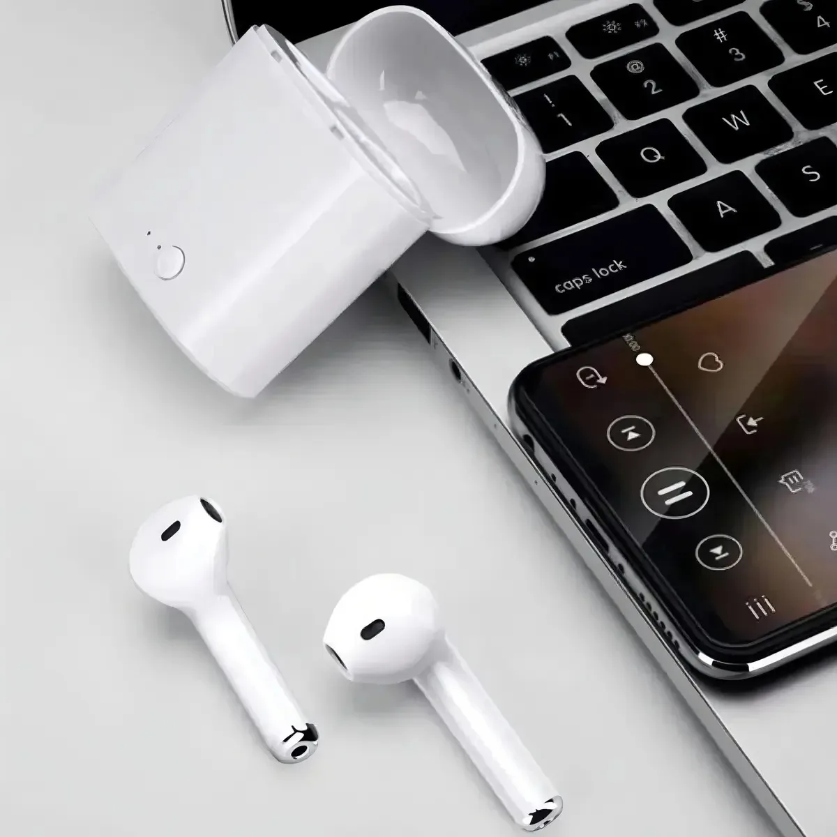 Fone de Ouvido Bluetooth LY-17 Mini In-ear com LED foto 2